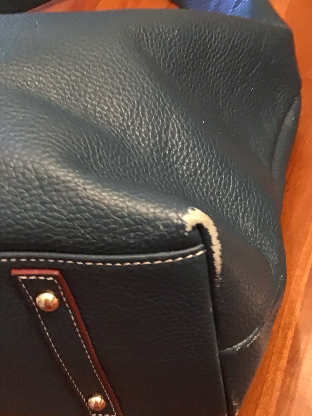 Dooney & Bourke Teal Leather Hobo Bag - Picture 12 of 14
